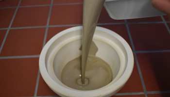 Tableware – Instruction bowl for the starter-kit for casting ceramics